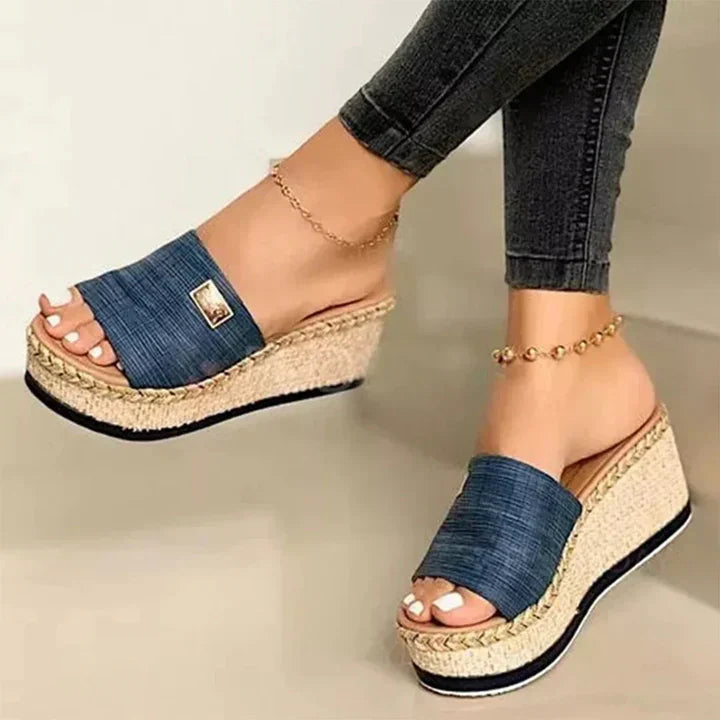 Gabriela | Damen Schnallen Slingback Niedrige Absatz Schuhe