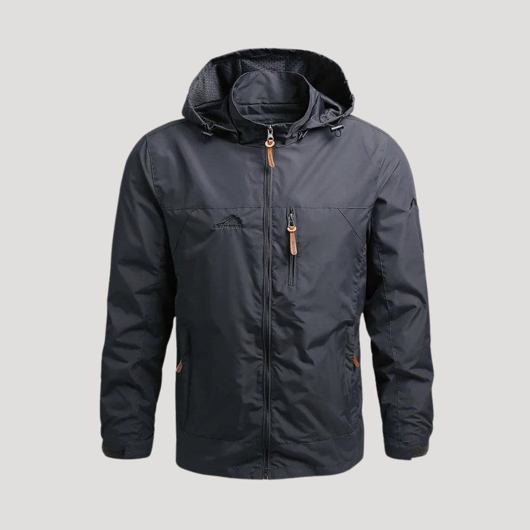 Kurt | Herren Frühlings Outdoor-Kapuzenjacke mit Reißverschluss