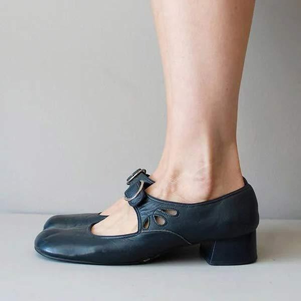 Hanna | Damen Frühlings Schuhe mit Schnallenriemen