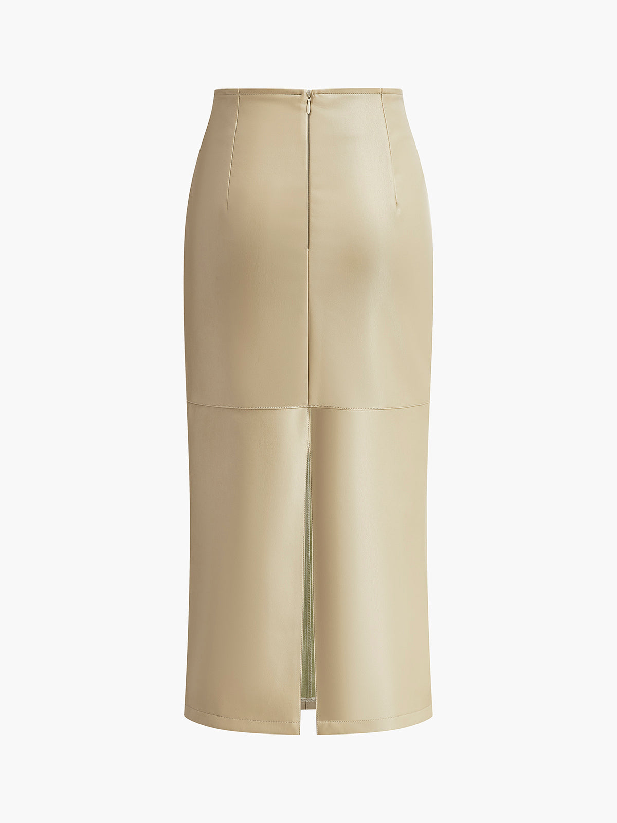 Stefanie | Damen Sommer Midi-Rock mit Hoher Taille