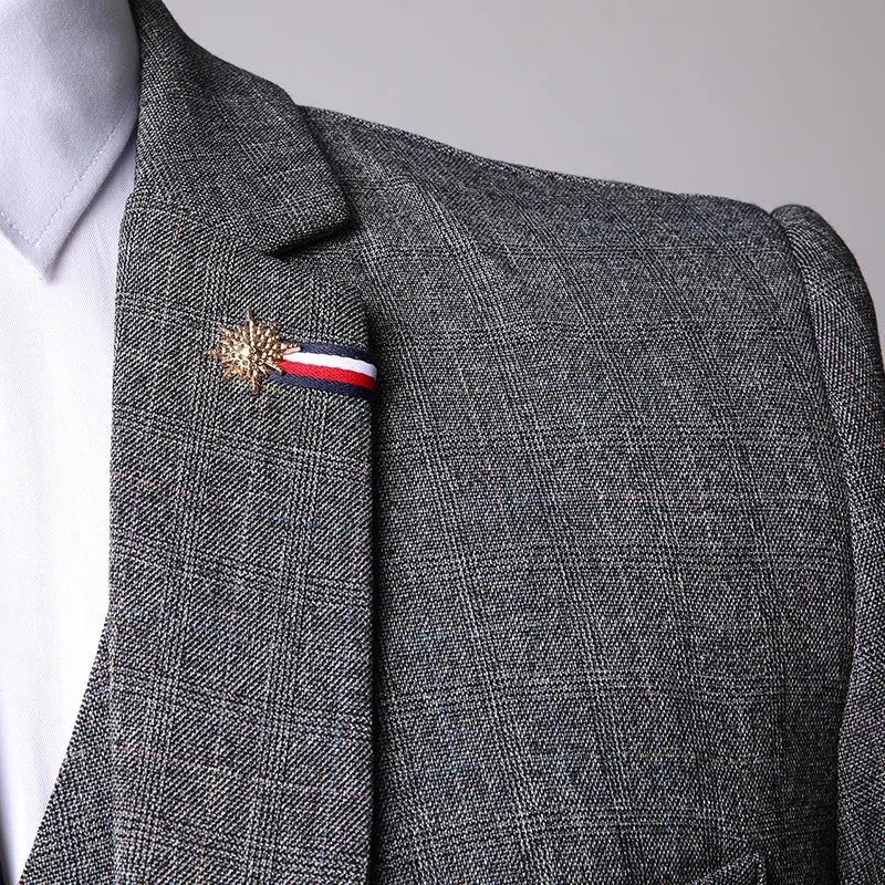 Daniel | Elegantes Herren Frühlings Slim-Fit Dreiteiliges Anzug-Set