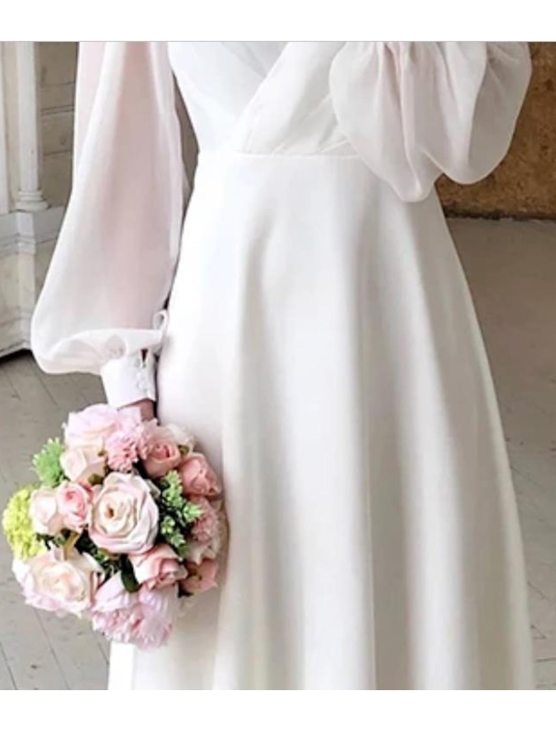 Petra | Damen Kleid mit Langen Ärmeln für Hochzeitsgäste
