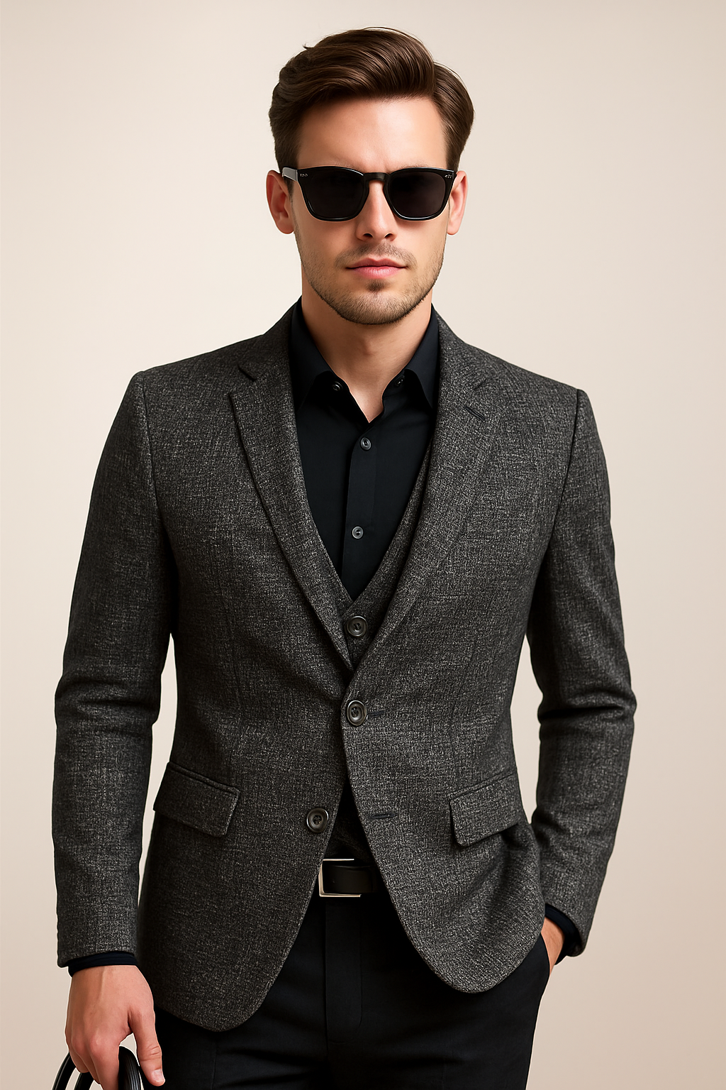 Klaus | Herren Frühling Slim Fit Blazerjacke