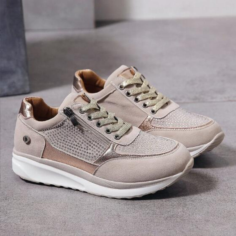 Franziska | Damen-Schnür-Sneaker für Freizeit und Spaziergänge