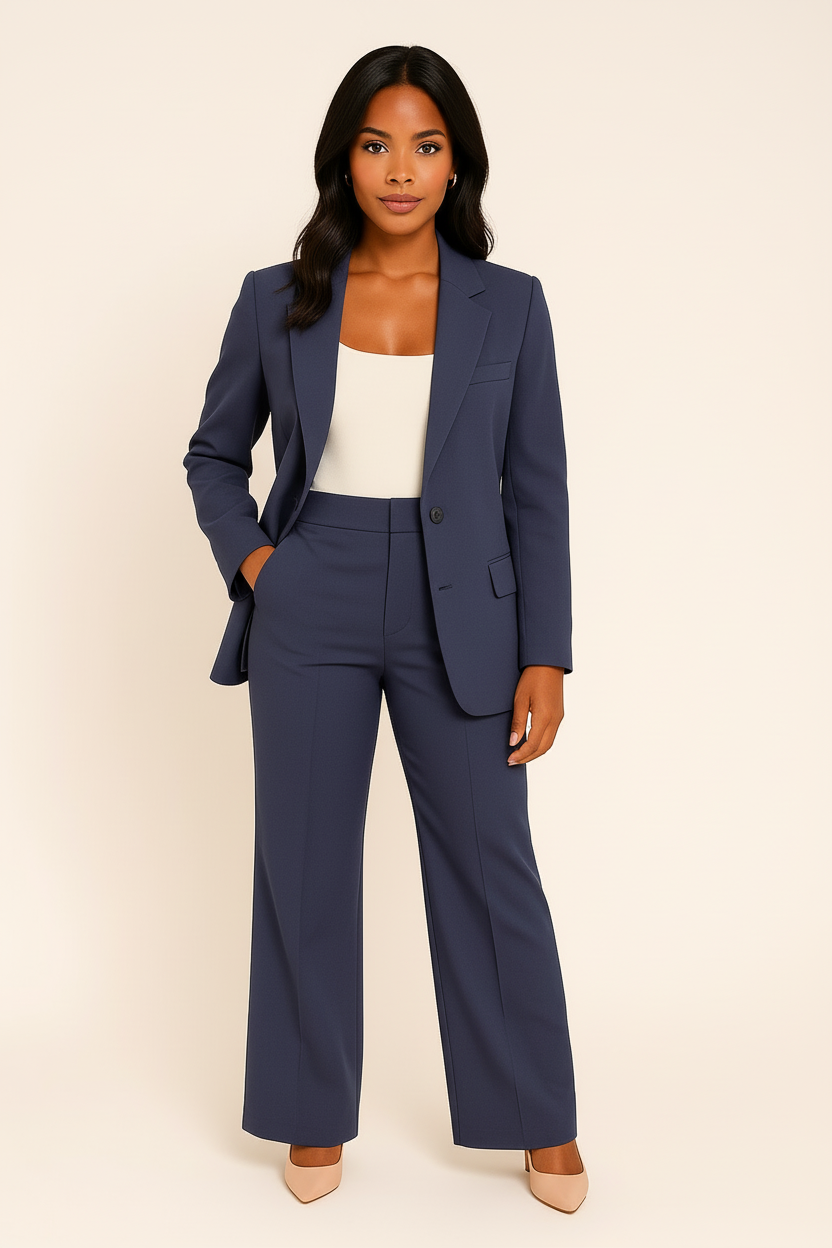 Elisa | Damen Hosenanzug-Set in Taillierter Passform