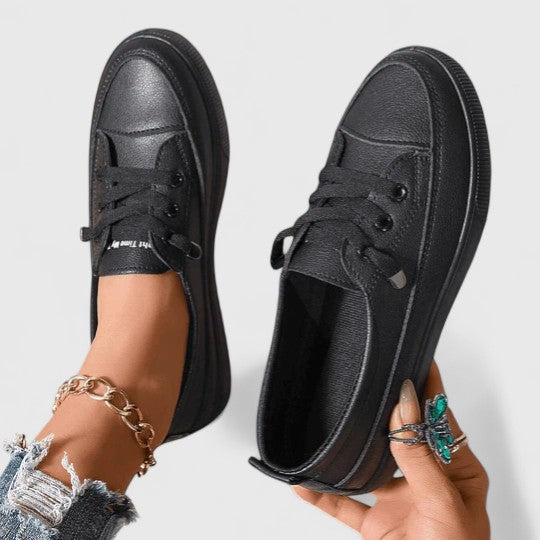 Karin | Damen Klassische Frühlings Schnür-Sneaker
