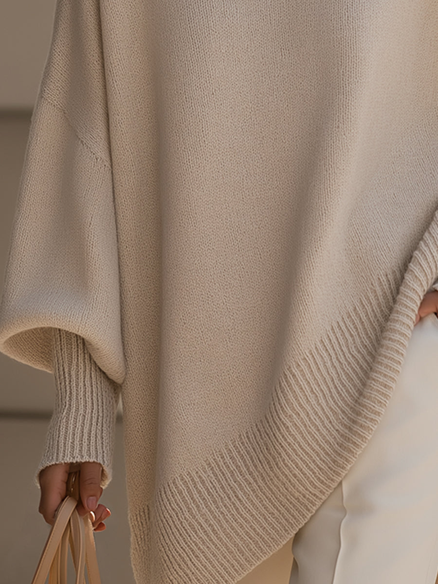 Sandra | Damen Eleganter Oversized Pullover