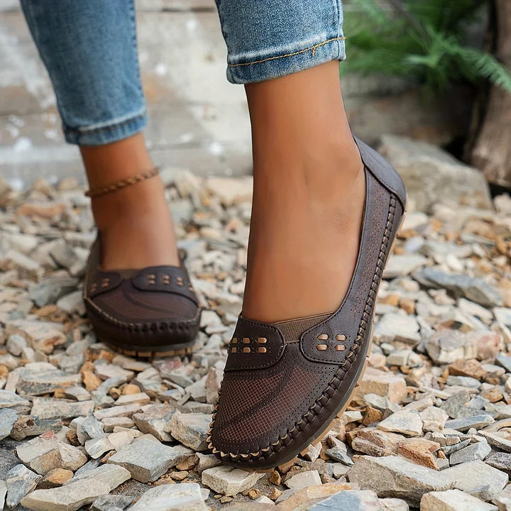 Elisa | Damen Stilvolle Orthopädische Bequeme Slip-On-Schuhe