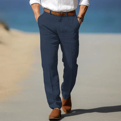 Elias | Herren Frühlings Klassische Gerade Bein Hose