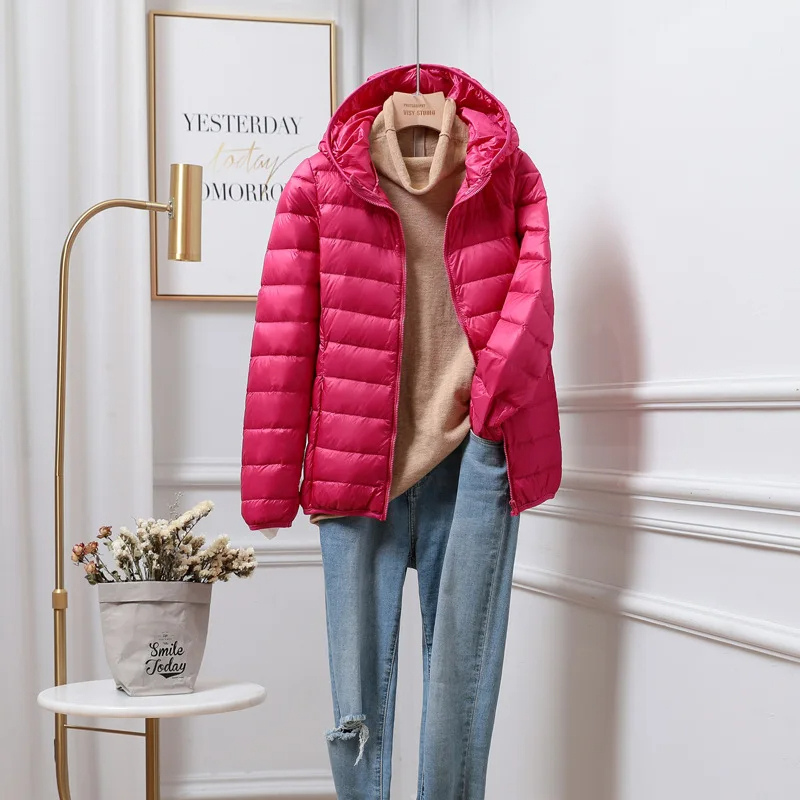 Maria | Damen Kapuzen-Winterjacke mit Reißverschluss