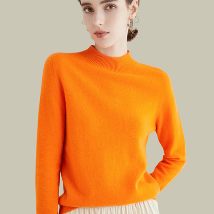 Stefanie | Damen Klassischer Winter-Strickpullover