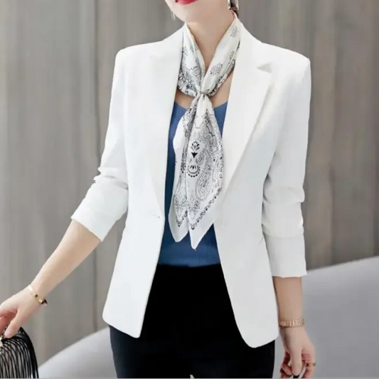 Marie | Damen Klassischer Ein-Knopf-Winterblazer