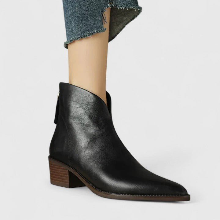 Carmen | Elegante Stiefeletten mit Blockabsatz