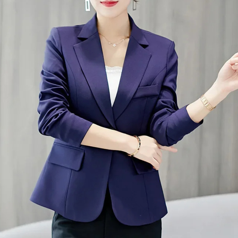 Marie | Damen Klassischer Ein-Knopf-Winterblazer