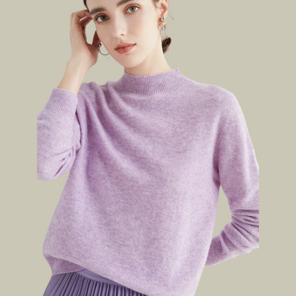 Stefanie | Damen Klassischer Winter-Strickpullover