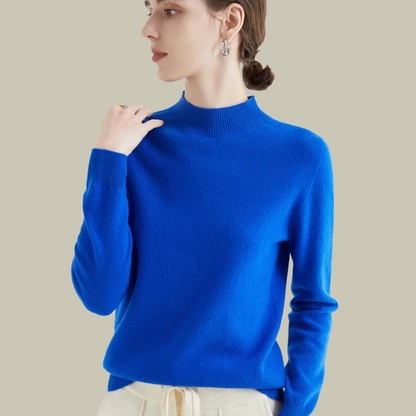 Stefanie | Damen Klassischer Winter-Strickpullover