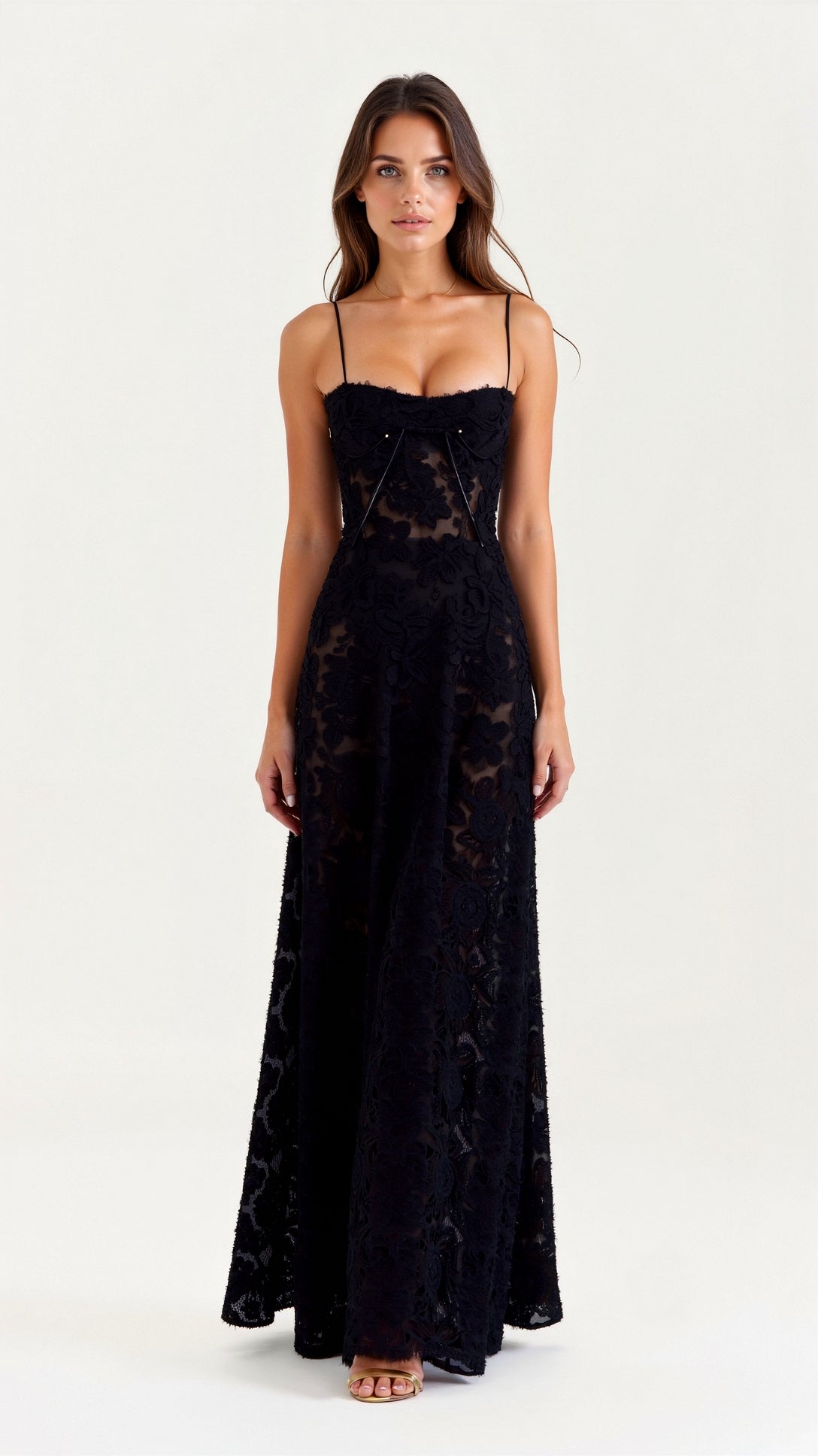 Hanna | Damen Slip Maxi Kleid für Hochzeitsgäste
