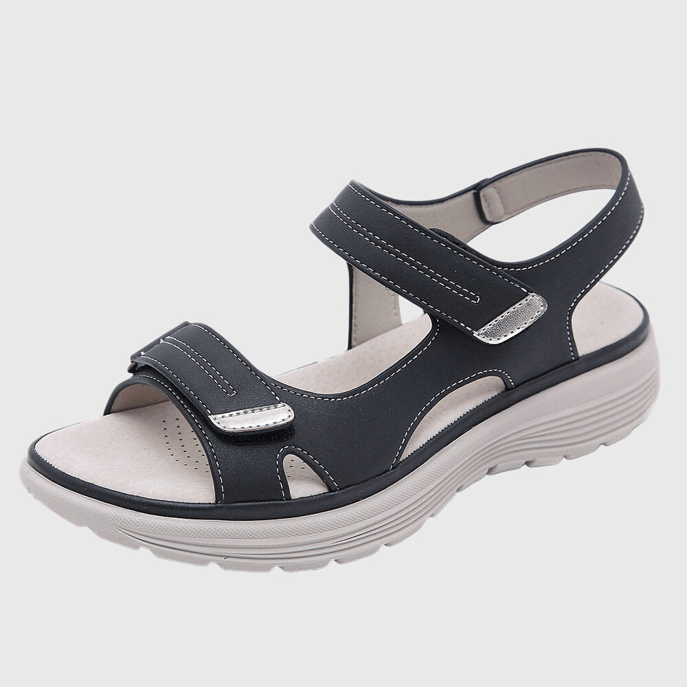 Monika | Damen Sandalen mit Weicher Sohle und Fußgewölbestütze