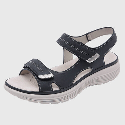 Monika | Damen Sandalen mit Weicher Sohle und Fußgewölbestütze