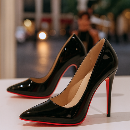 Johanna | Damen Klassische Spitz zulaufende High Heels
