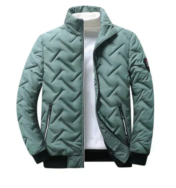 Patrick | Herren Gestepptes Freizeitjacke mit Reißverschluss vorne