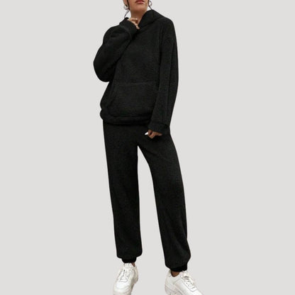 Lilian | Damen Frühlings Cozy Kapuzen-Loungewear-Set