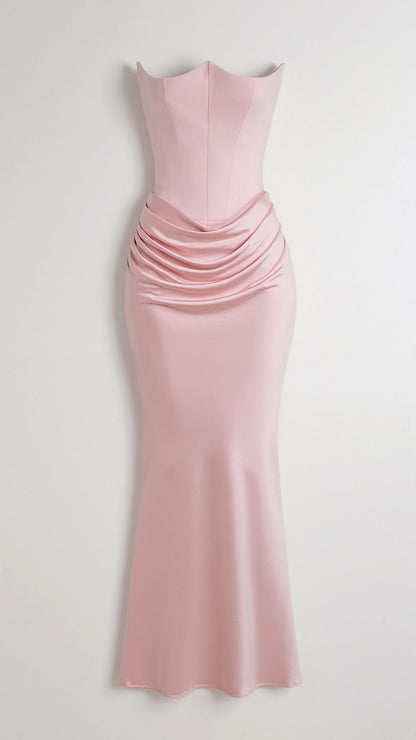 Jacqueline | Damen Säulen Maxi Kleid für Hochzeitsgäste