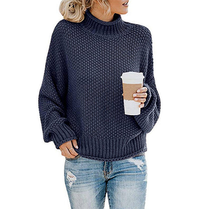 Natascha | Damen Übergroßer Rollkragenpullover