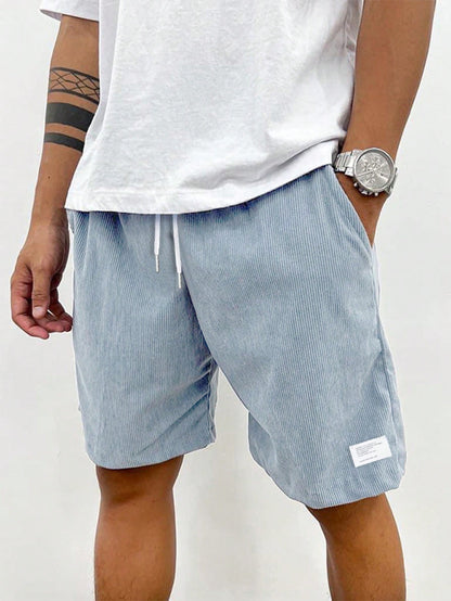 Stefan | Herren Sommer Lässige Shorts mit Kordelzug