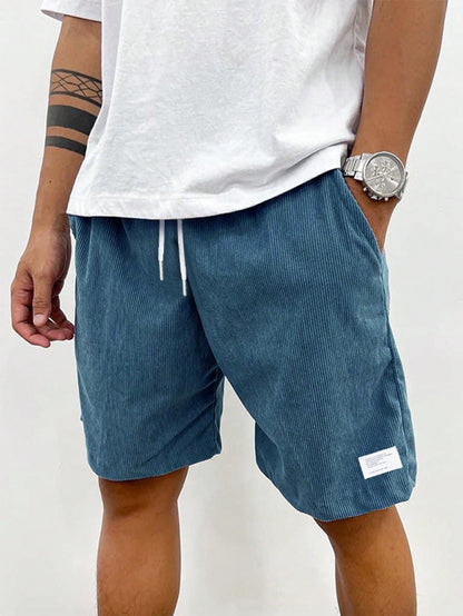 Stefan | Herren Sommer Lässige Shorts mit Kordelzug