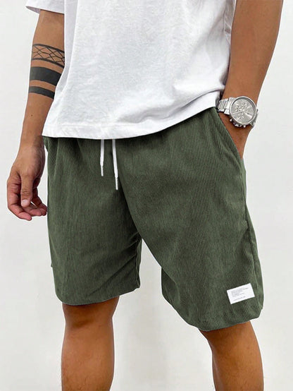 Stefan | Herren Sommer Lässige Shorts mit Kordelzug