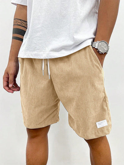 Stefan | Herren Sommer Lässige Shorts mit Kordelzug