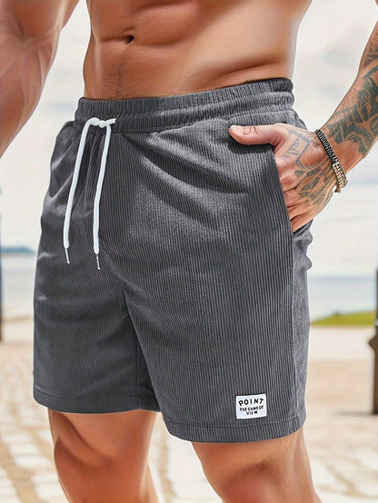 Stefan | Herren Sommer Lässige Shorts mit Kordelzug