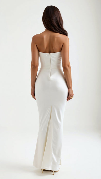 Jacqueline | Damen Säulen Maxi Kleid für Hochzeitsgäste