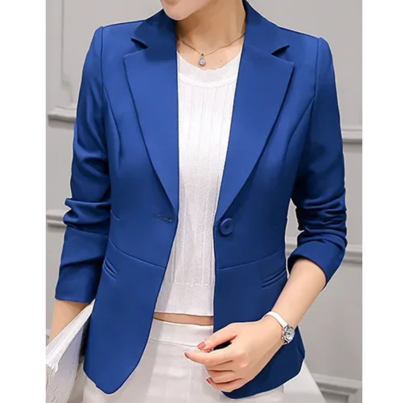 Marie | Damen Klassischer Ein-Knopf-Winterblazer