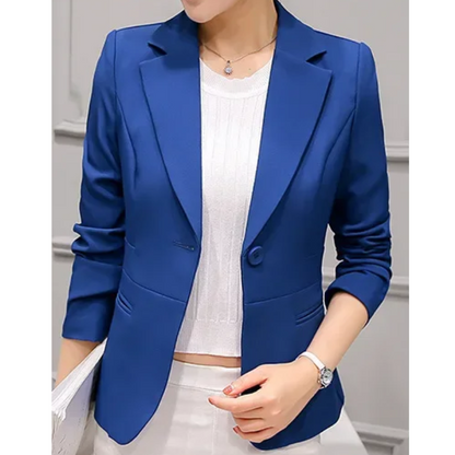 Marie | Damen Klassischer Ein-Knopf-Winterblazer