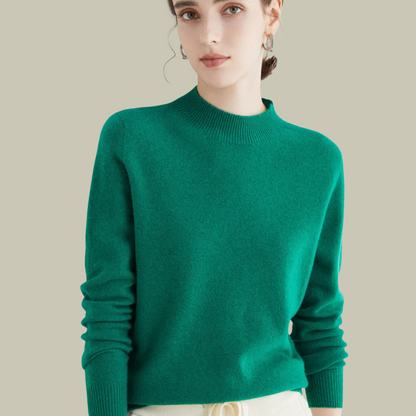 Stefanie | Damen Klassischer Winter-Strickpullover