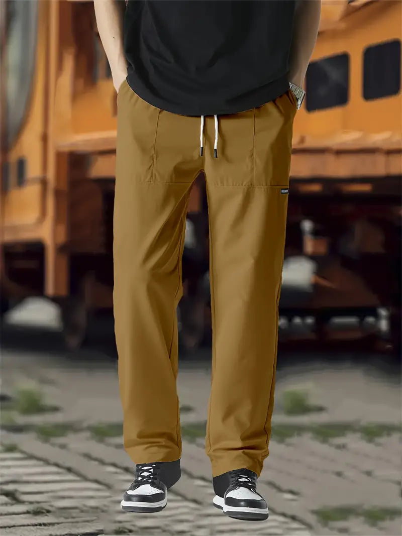 Clemens | Herren Alltags-Hose mit Verstellbarem Bund