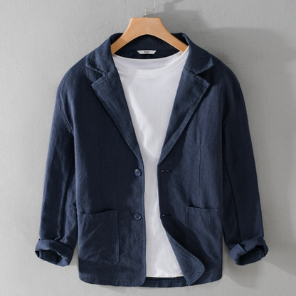 Armin | Herren Klassische Lässige Jacke mit Offener Vorderseite