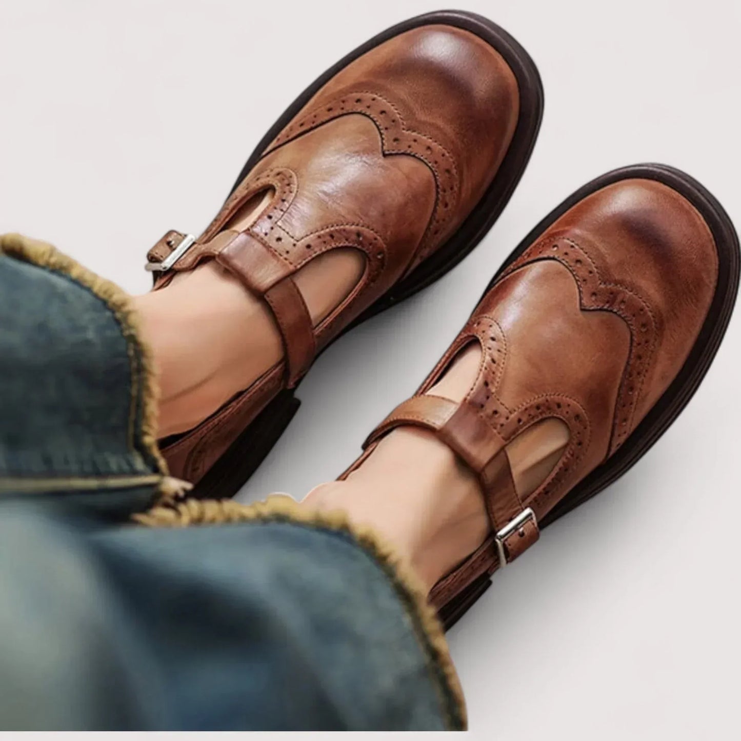 Alina | Damen Orthopädische Mary Jane Freizeit Schuhe