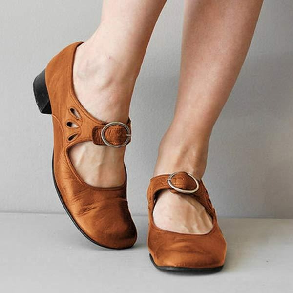 Hanna | Damen Frühlings Schuhe mit Schnallenriemen