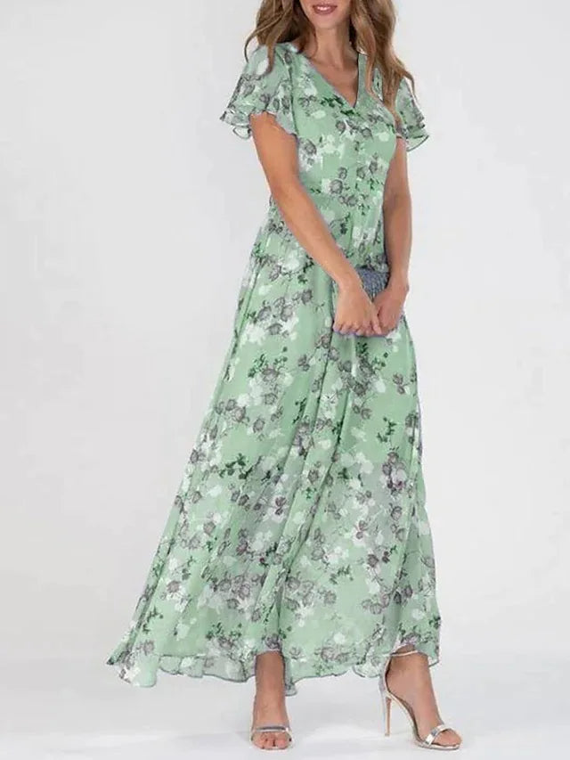Laura | Damen Sommerkleid im Glamourösen Stil