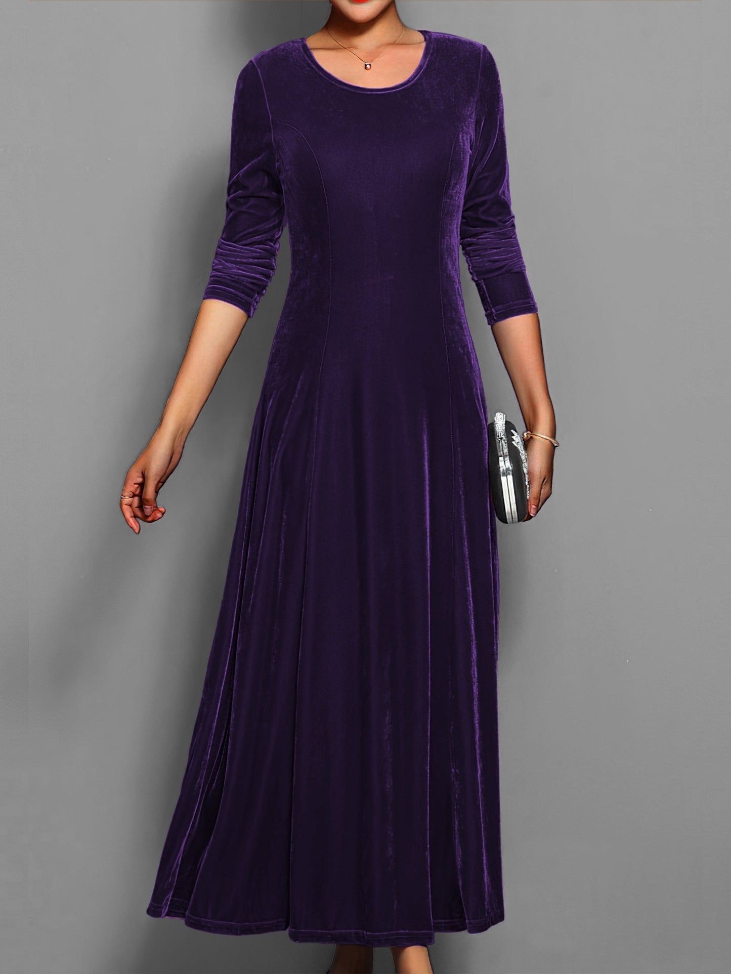 Elfriede | Damen-Langes formelles Kleid im klassischen Stil