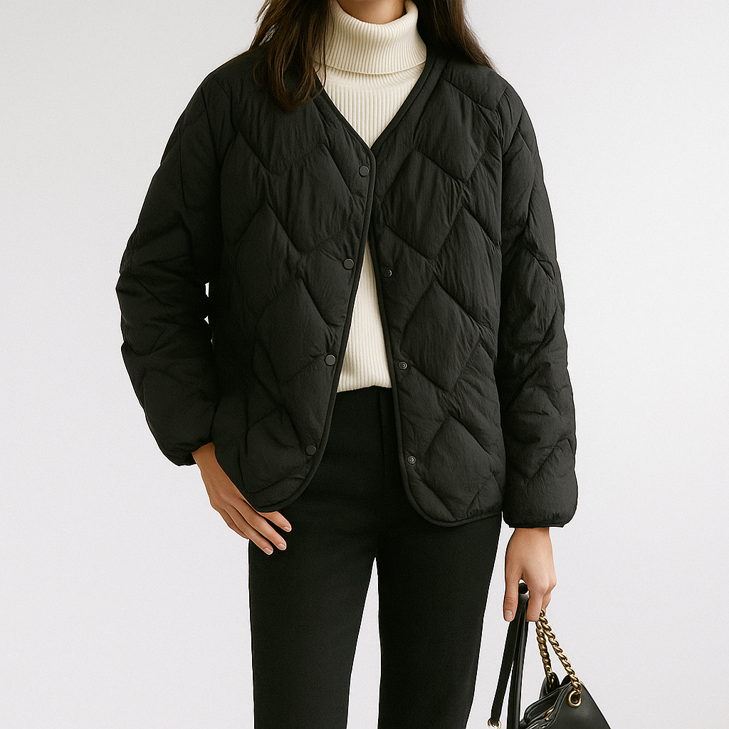 Karin | Damen Warme Gesteppt Leichte Pufferjacke