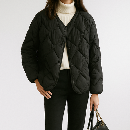 Karin | Damen Warme Gesteppt Leichte Pufferjacke