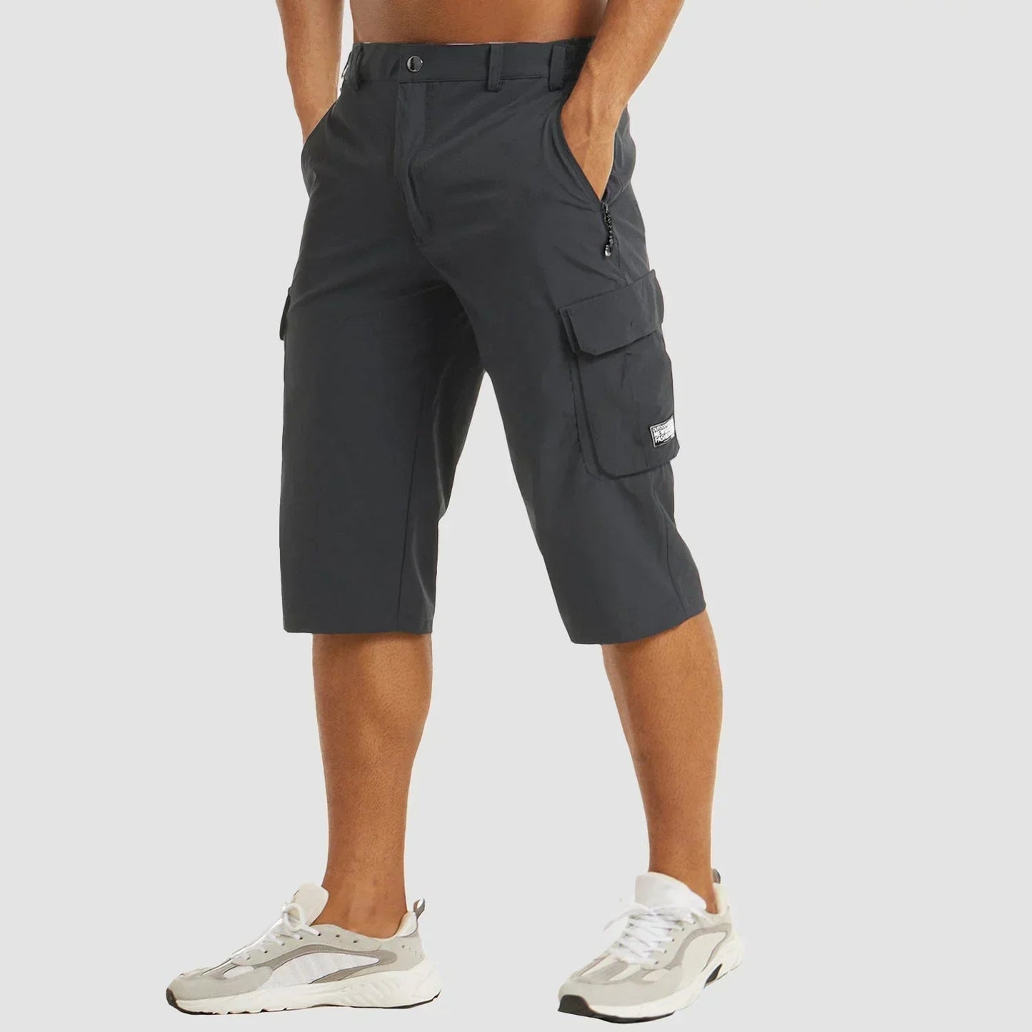 Peter | Herren Knielange Shorts mit Cargotaschen