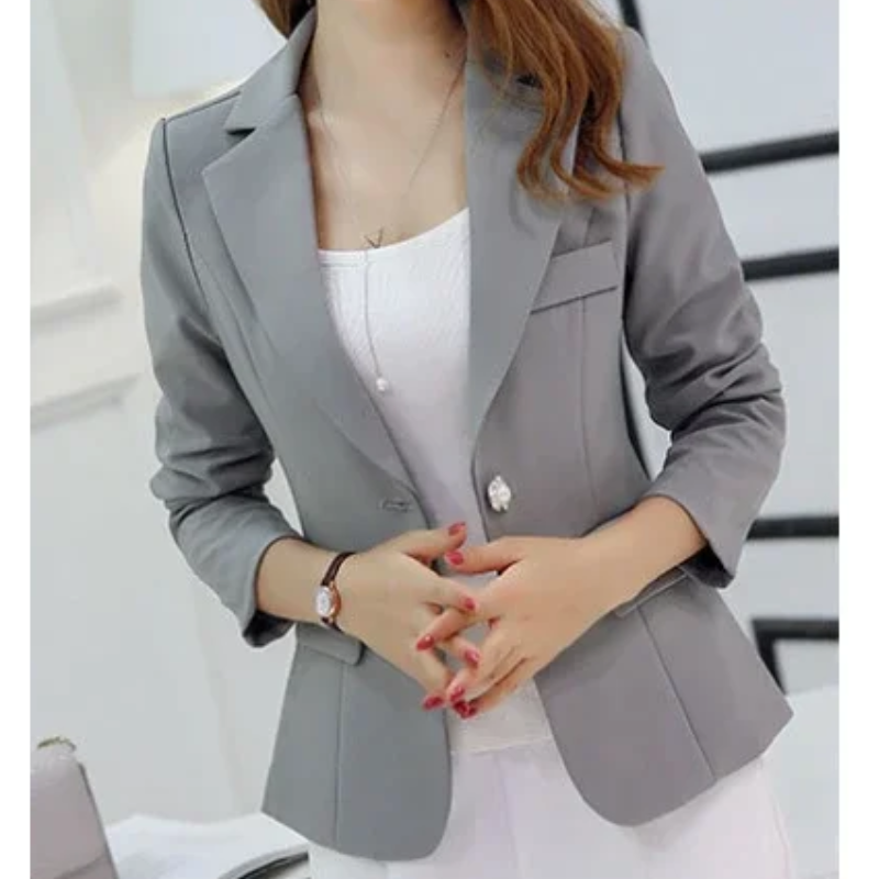 Marie | Damen Klassischer Ein-Knopf-Winterblazer