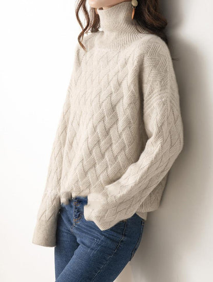 Laura | Damen Rollkragenpullover für den Frühling