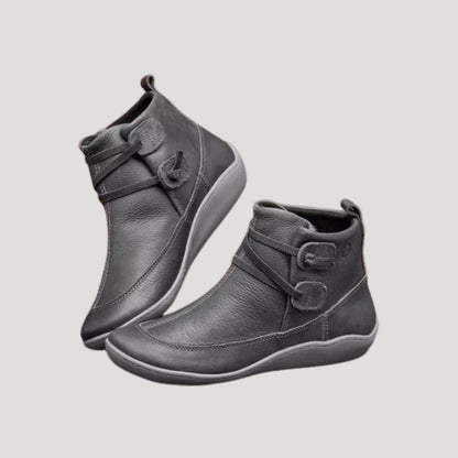 Maja | Damen Frühjahrs Lässige Knöchelriemen Stiefel