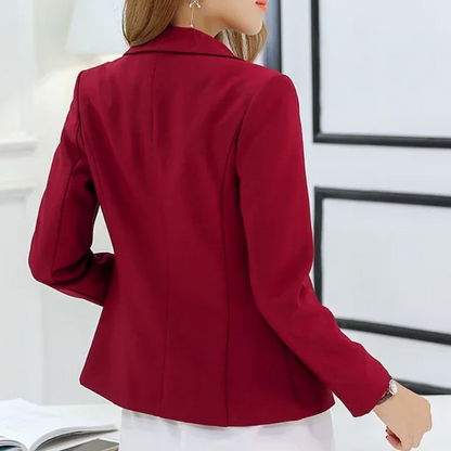 Marie | Damen Klassischer Ein-Knopf-Winterblazer
